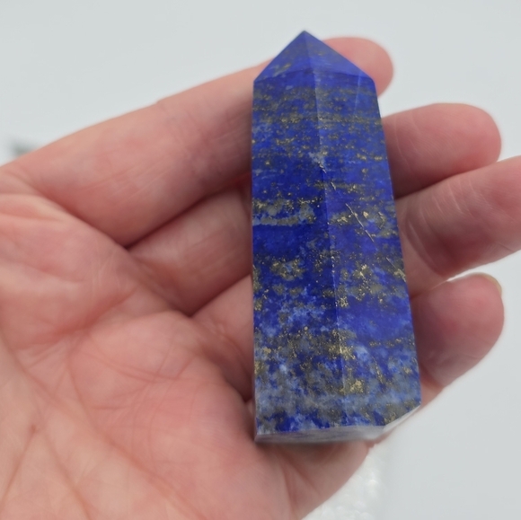 Blue Lapis Lazuli Quartz Crystal Stone Tower - Picture 4 of 7